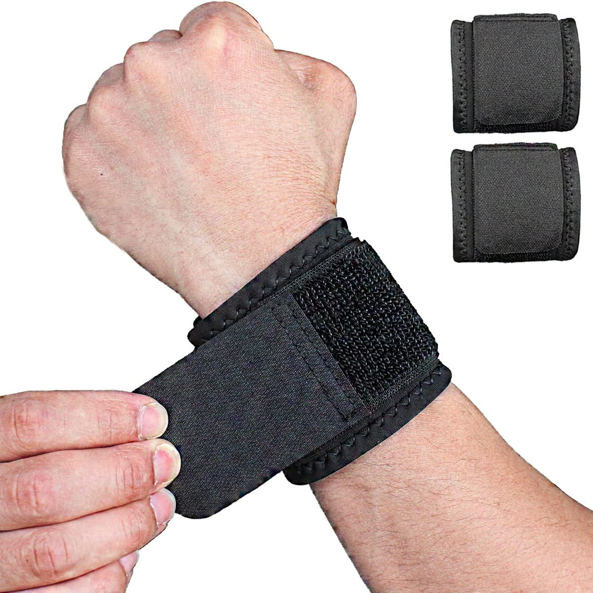 Weightlifting Wrist Wraps (Pair)