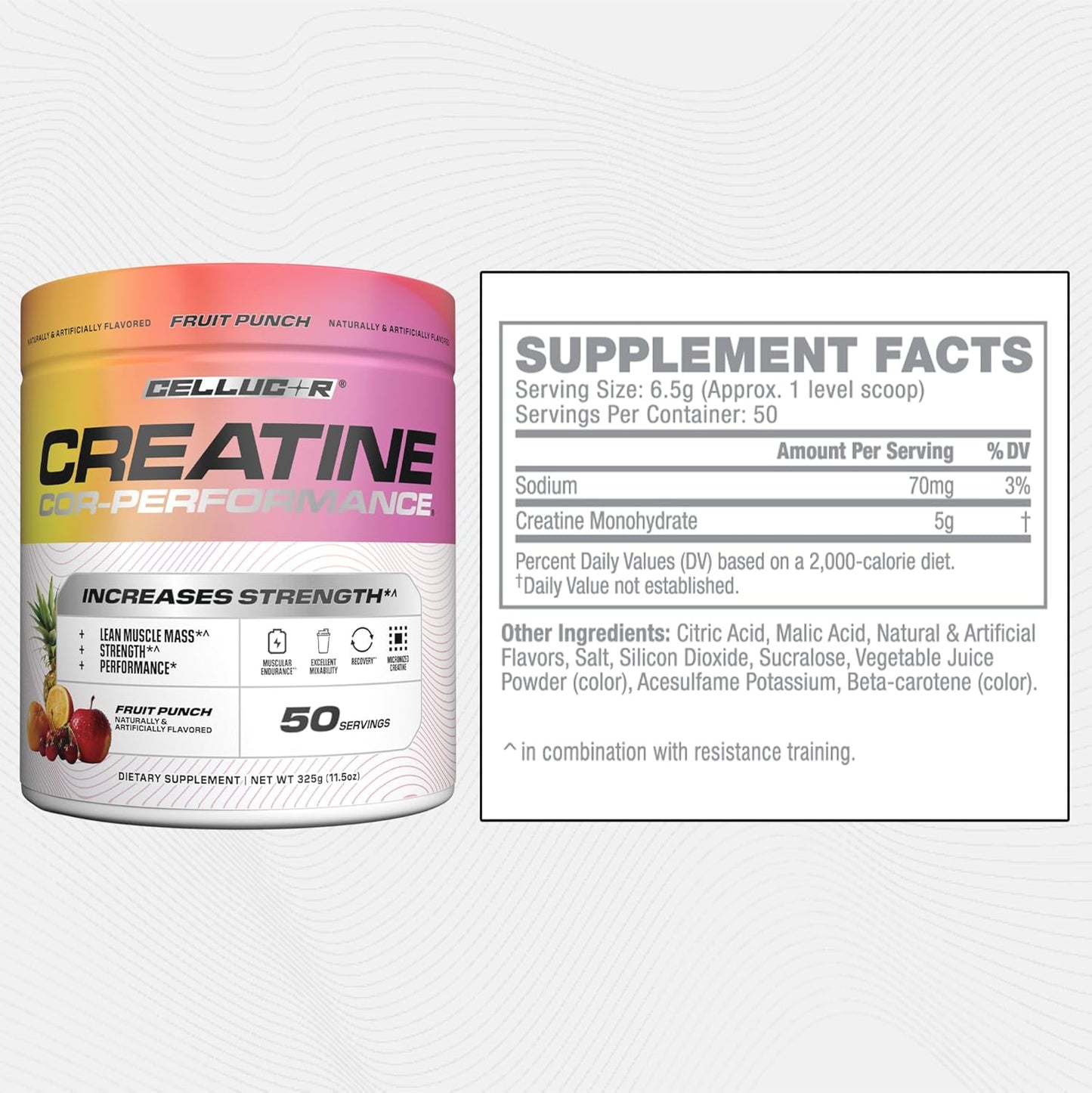Cellucor® COR-Performance® Creatine Monohydrate Powder - 50 Servings / Fruit Punch