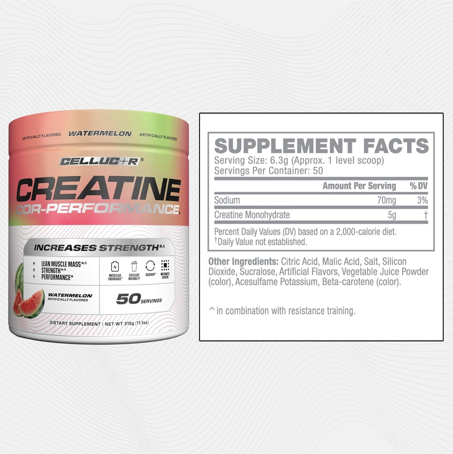 Cellucor® COR-Performance® Creatine Monohydrate Powder - 50 Servings / Watermelon