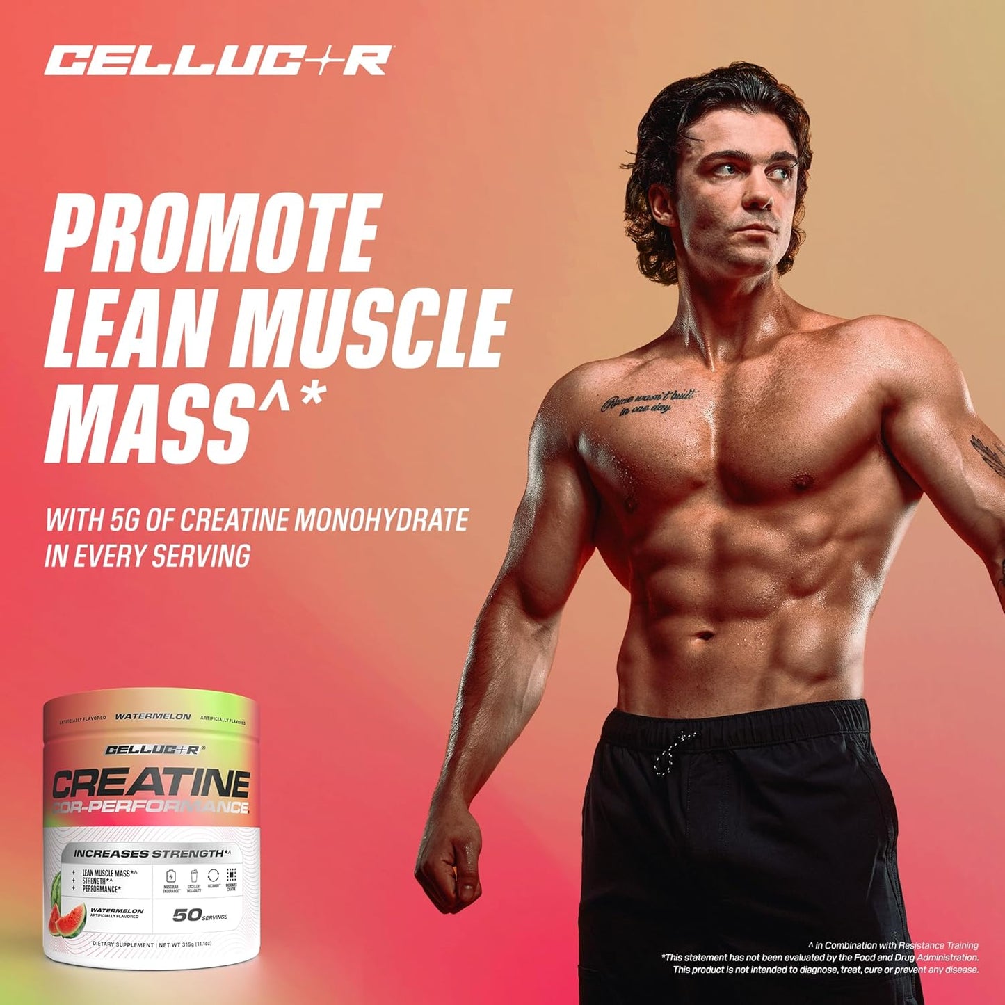 Cellucor® COR-Performance® Creatine Monohydrate Powder - 50 Servings / Watermelon