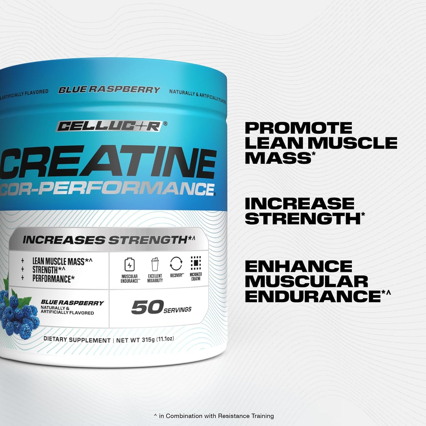 Cellucor® COR-Performance® Creatine Monohydrate Powder - 50 Servings / Blue Raspberry