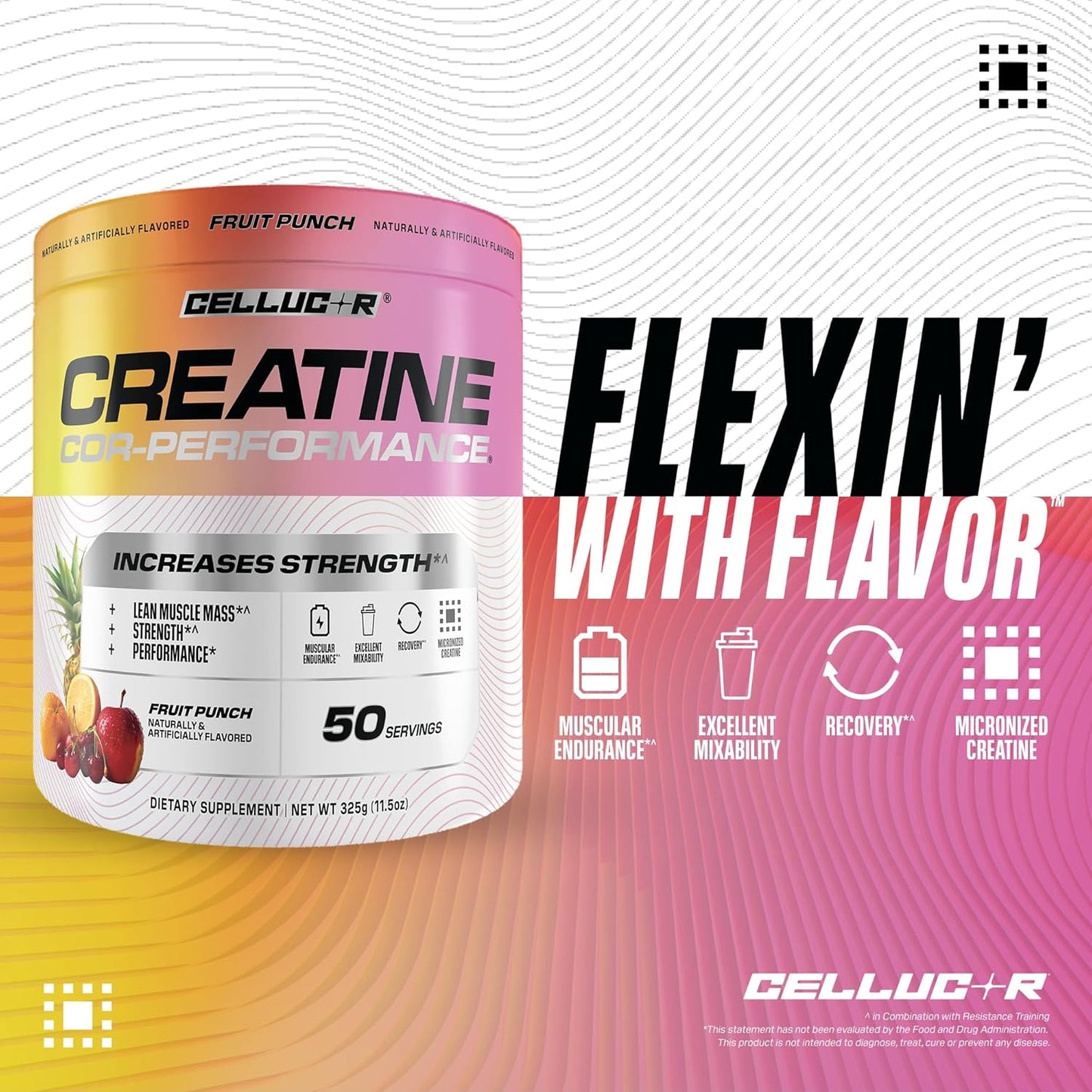 Cellucor® COR-Performance® Creatine Monohydrate Powder - 50 Servings / Fruit Punch