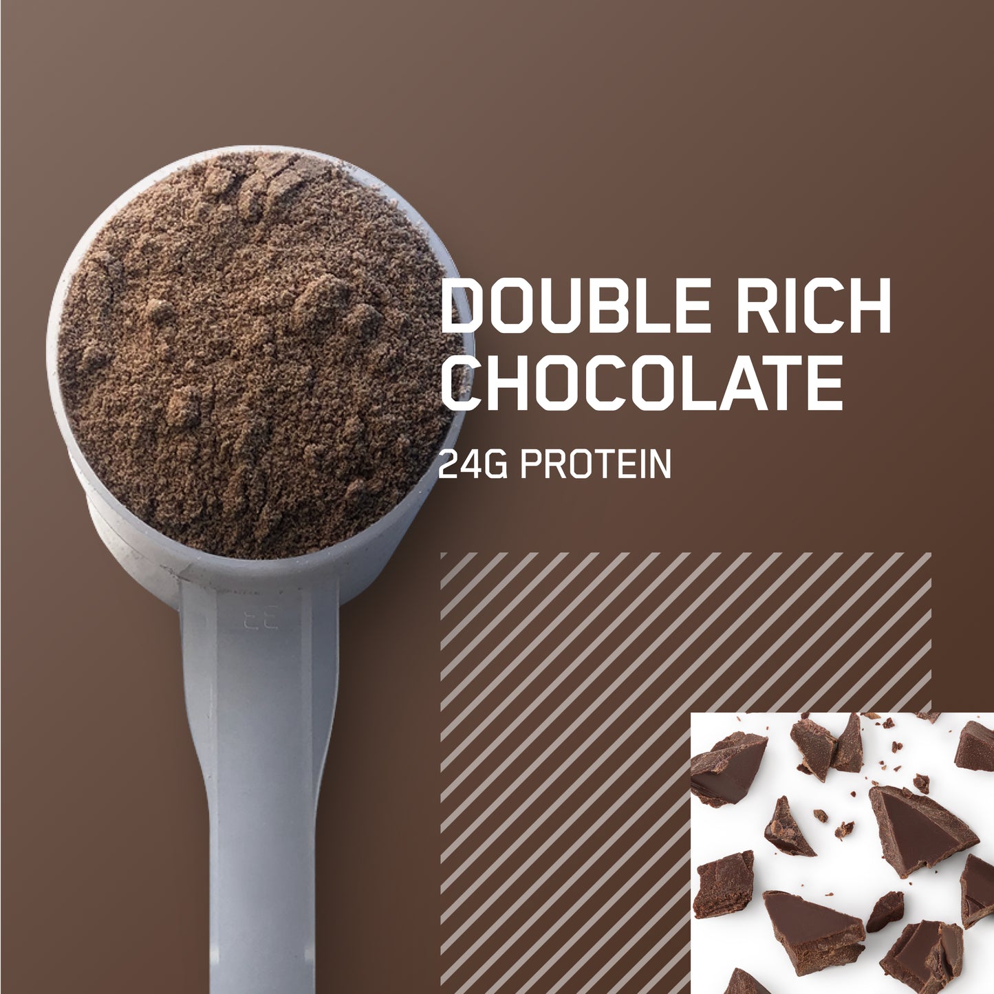 Gold Standard Whey Protein - 1.5LB - 22 Servings / Double Rich Chocolate