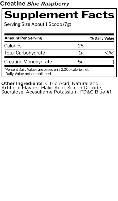 Rule 1 Creatine - 60 Servings / Fruit Punch