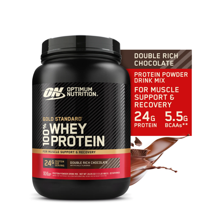 Gold Standard Whey Protein - 1.5LB - 22 Servings / Double Rich Chocolate