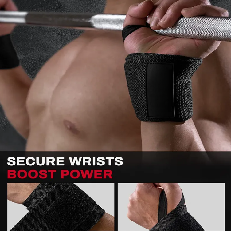 Weightlifting Wrist Wraps (Pair)