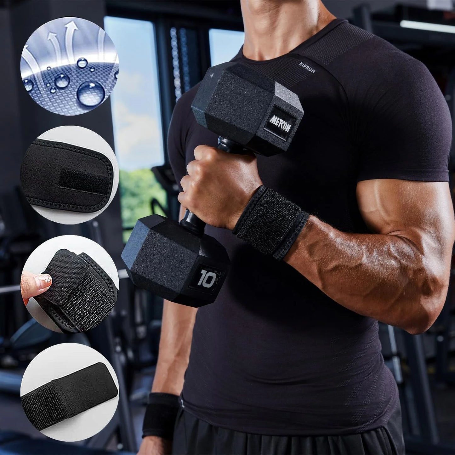 Weightlifting Wrist Wraps (Pair)
