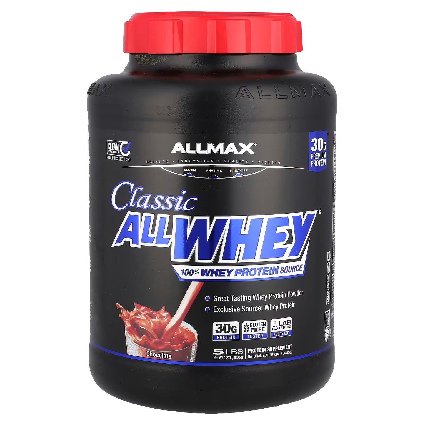 AllMax Nutrition Classic AllWhey Protein - 5LB - 49 Servings / Chocolate