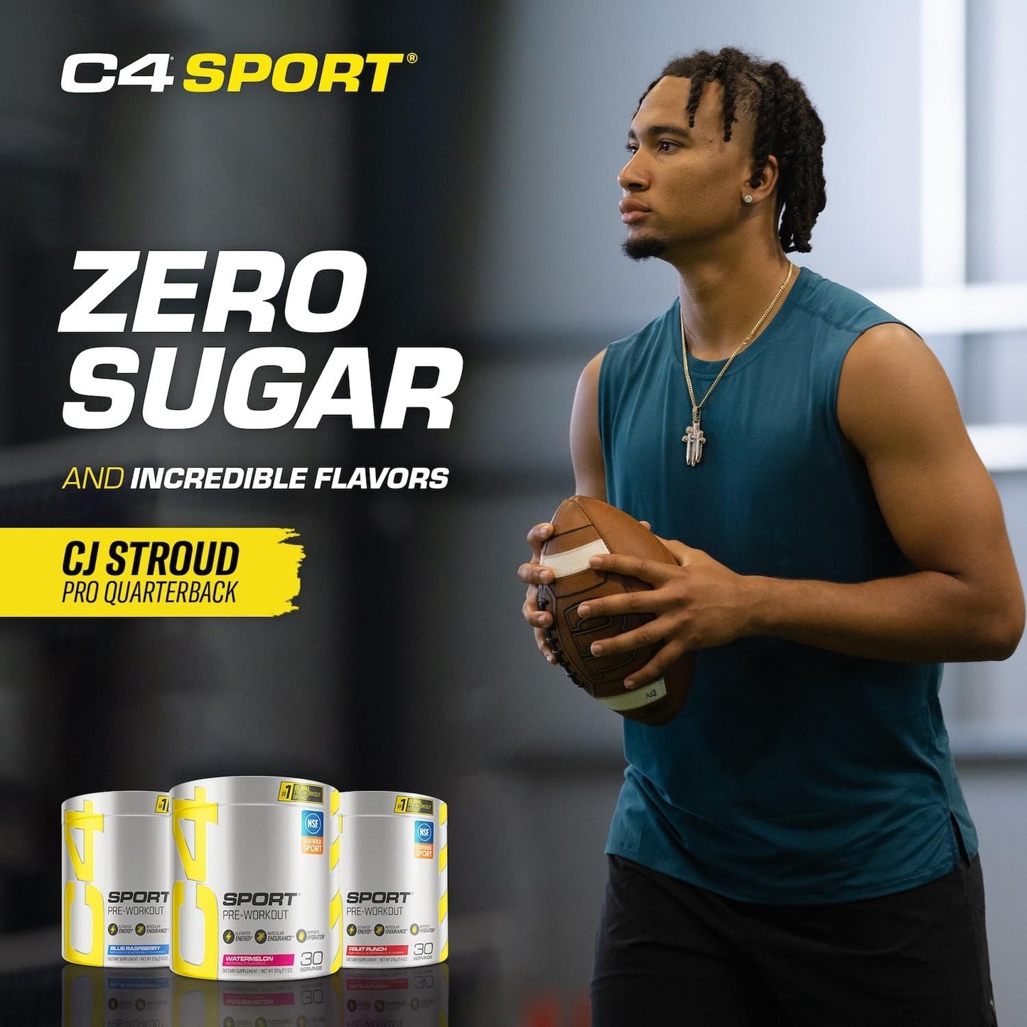 C4 Sport® Pre Workout Powder - 30 Servings / Fruit Punch