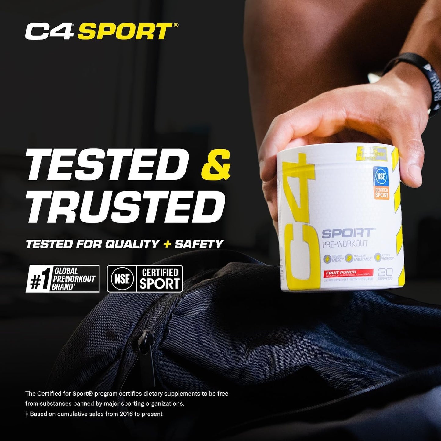 C4 Sport® Pre Workout Powder - 30 Servings / Fruit Punch