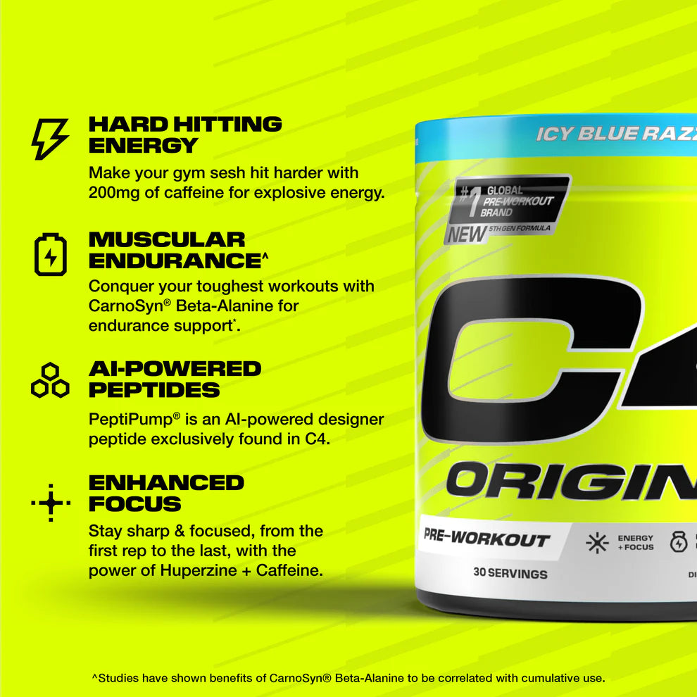 C4 Original Pre Workout Powder - 30 Servings / Watermelon