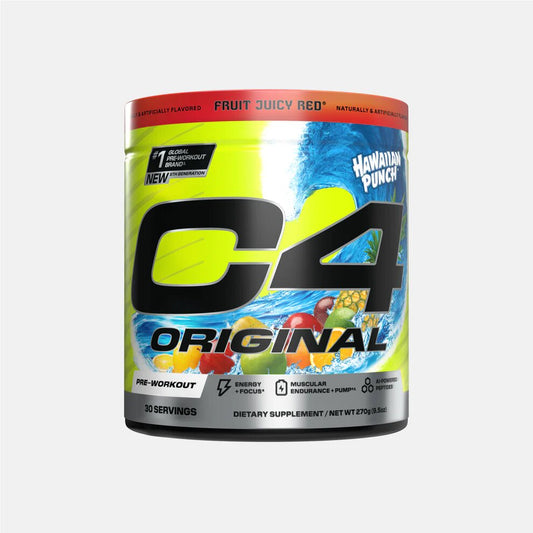 C4 Original Pre Workout - 30 Servings / Hawaiian Punch Fruit Juicy Red