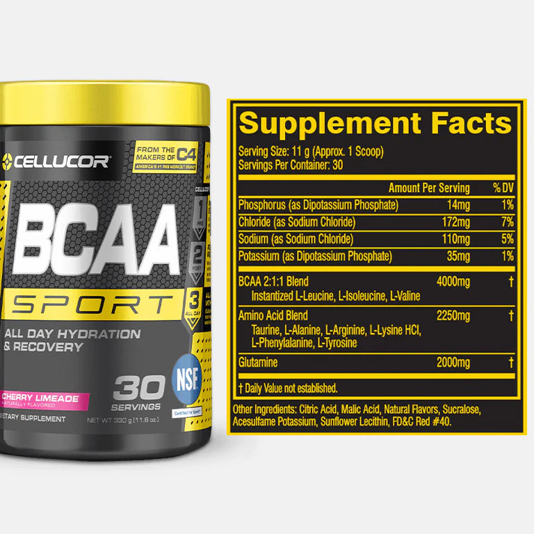 BCAA Sport Hydration Powder - 30 Servings / Cherry Limeade