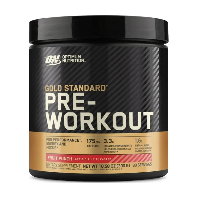 Gold Standard Pre Workout - 30 Servings / Fruit Punch