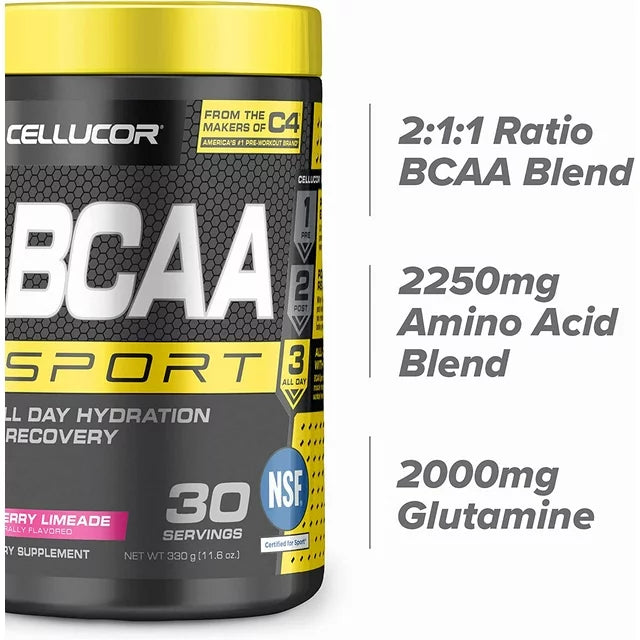 BCAA Sport Hydration Powder - 30 Servings / Cherry Limeade